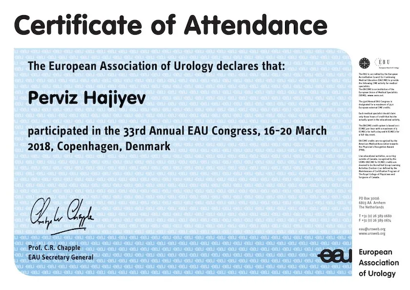 EAU 33-cü konqresi, Kopenhagen